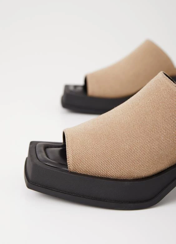 Vagabond Shoe Makers VAGABOND HENNIE TEXTILE MULE - LARK New 3 Vagabond Shoe Makers VAGABOND HENNIE TEXTILE MULE - LARK New