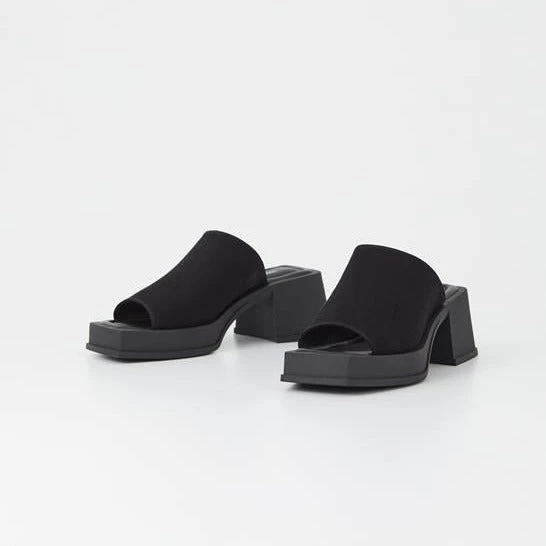Vagabond Shoe Makers New VAGABOND HENNIE TEXTILE MULE - BLK 1 Vagabond Shoe Makers New VAGABOND HENNIE TEXTILE MULE - BLK