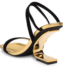New JEFFREY CAMPBELL GEOMETRIC - HI L HEEL SANDAL