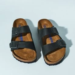 Sandals BIRKENSTOCK ARIZONA SFB M - BLACK