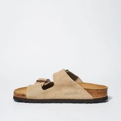 Birkenstock ARIZONA SFB W - TAUPE SUEDE New 7 Birkenstock ARIZONA SFB W - TAUPE SUEDE New