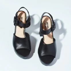 Chelsea Crew ROSE PLATFORM - BLACK New 9 Chelsea Crew ROSE PLATFORM - BLACK New