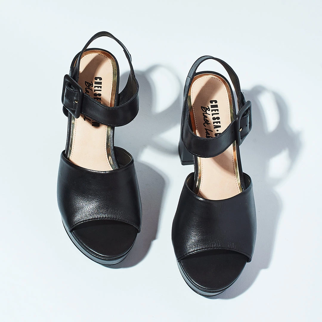 Chelsea Crew ROSE PLATFORM - BLACK New 5 Chelsea Crew ROSE PLATFORM - BLACK New