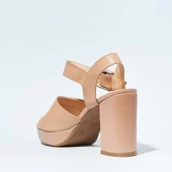 New Chelsea Crew Rose PLATFORM SANDAL - NUDE