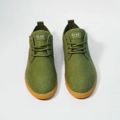 CLAE ELLINGTON TEXTILE - OLIVE HEMP Boots