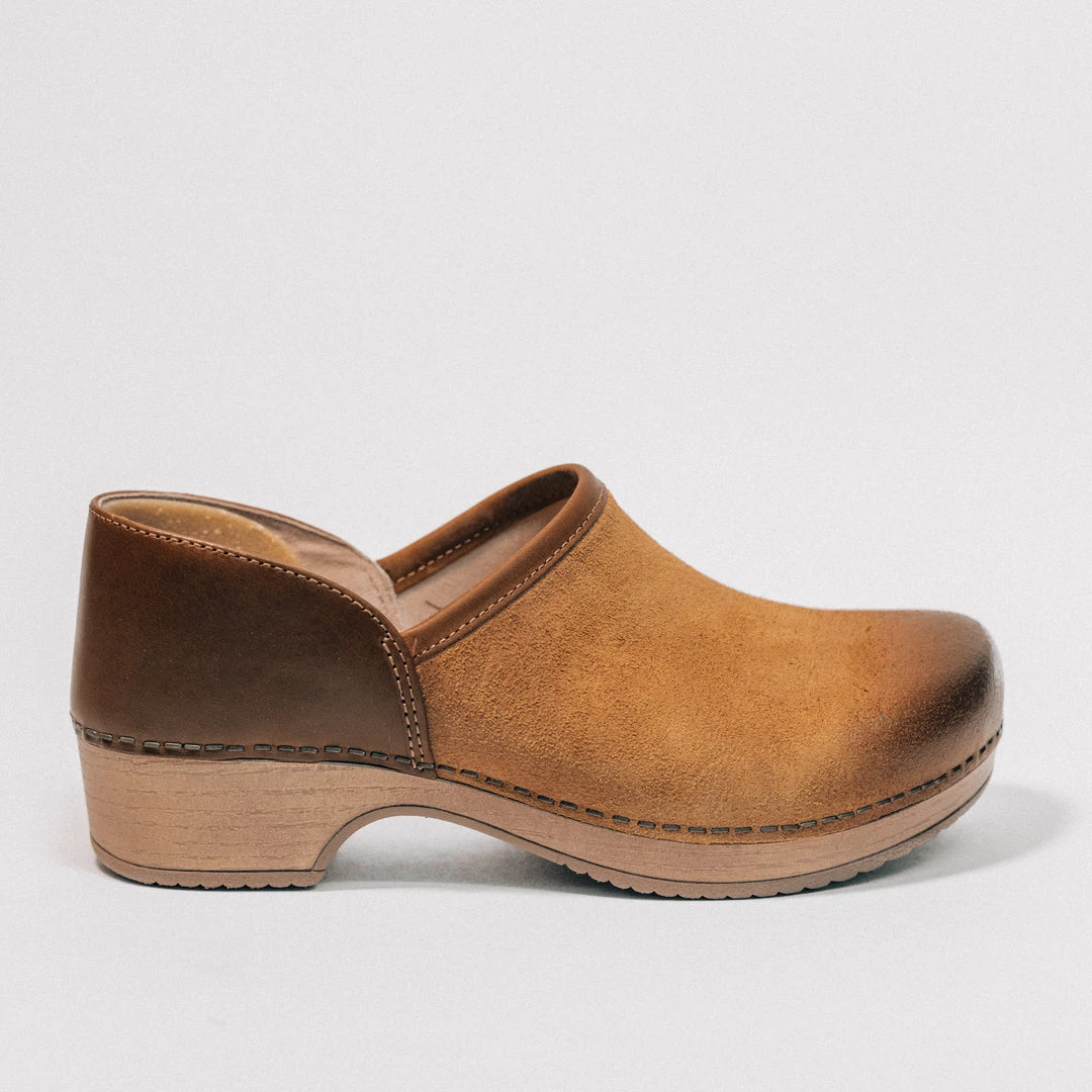 DANSKO BRENNA TAN BURNISHED CLOGS New 2 DANSKO BRENNA TAN BURNISHED CLOGS New