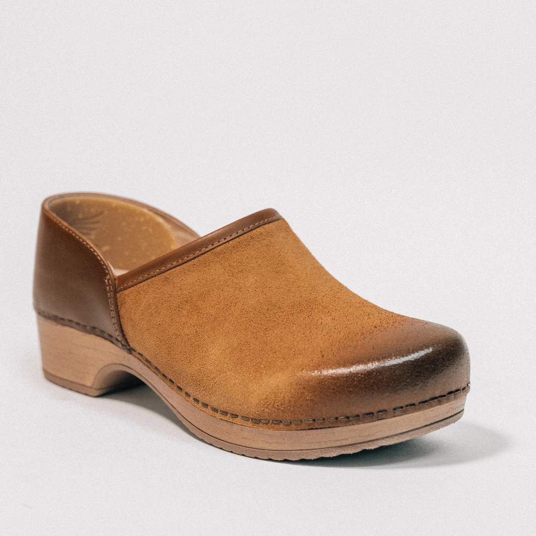 DANSKO BRENNA TAN BURNISHED CLOGS New 5 DANSKO BRENNA TAN BURNISHED CLOGS New
