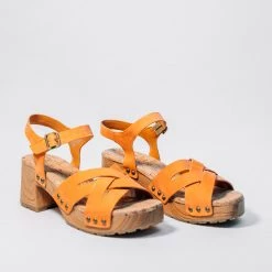 KORK-EASE TIA CLOG - ORANGE New