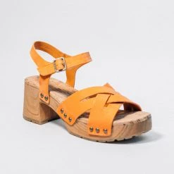 KORK-EASE TIA CLOG - ORANGE New