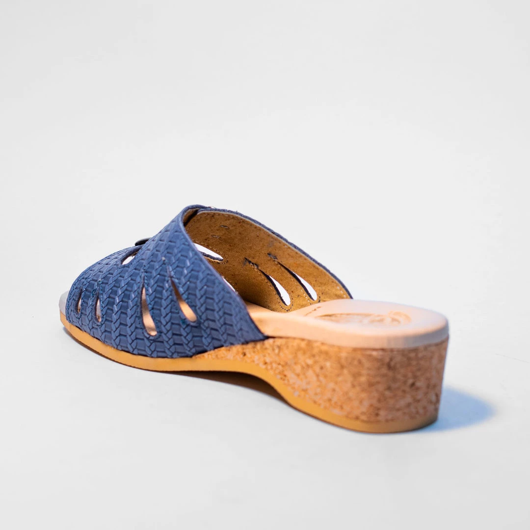 WORISHOFER LIMA 2 STRAP SLIDE - BLUE 4 WORISHOFER LIMA 2 STRAP SLIDE - BLUE