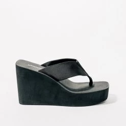 JEFFREY CAMPBELL LIZZI - HI PLTM WDG THONG New