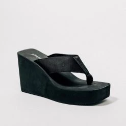 JEFFREY CAMPBELL LIZZI - HI PLTM WDG THONG New