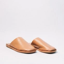 BIRD OF FLIGHT KOKO LEATHER SLIDE - NATURAL New