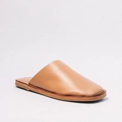 BIRD OF FLIGHT KOKO LEATHER SLIDE - NATURAL New