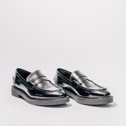 Vagabond Shoe Makers New VAGABOND ALEX LOAFER W - BLK SHINE