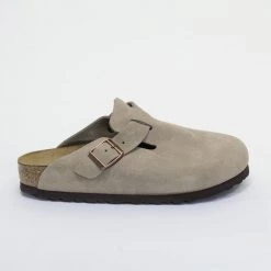 BIRKENSTOCK BOSTON SFB W - TAUPE SUEDE New