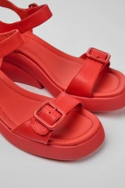 CAMPER KAAH RED BUCKLE SANDAL 9 CAMPER KAAH RED BUCKLE SANDAL