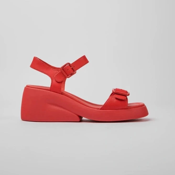 CAMPER KAAH RED BUCKLE SANDAL 1 CAMPER KAAH RED BUCKLE SANDAL