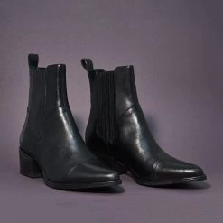 Vagabond Shoe Makers New VAGABOND MARJA TALL CHELSEA GORE - BLK