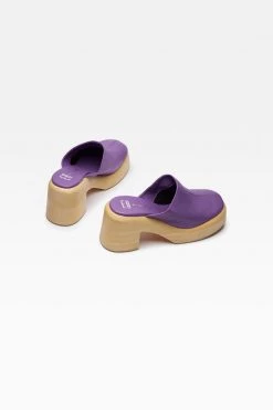 E8 By MIISTA E8 ROBERTA CLOG MULE - LAVENDER New