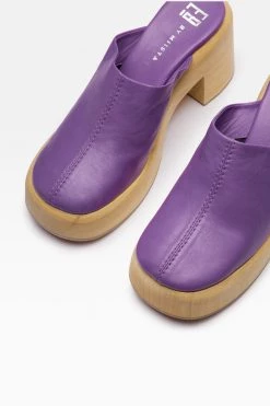 E8 By MIISTA E8 ROBERTA CLOG MULE - LAVENDER New