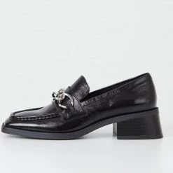 Vagabond Shoe Makers New VAGABOND BLANCA PATENT LOAFER - BLK