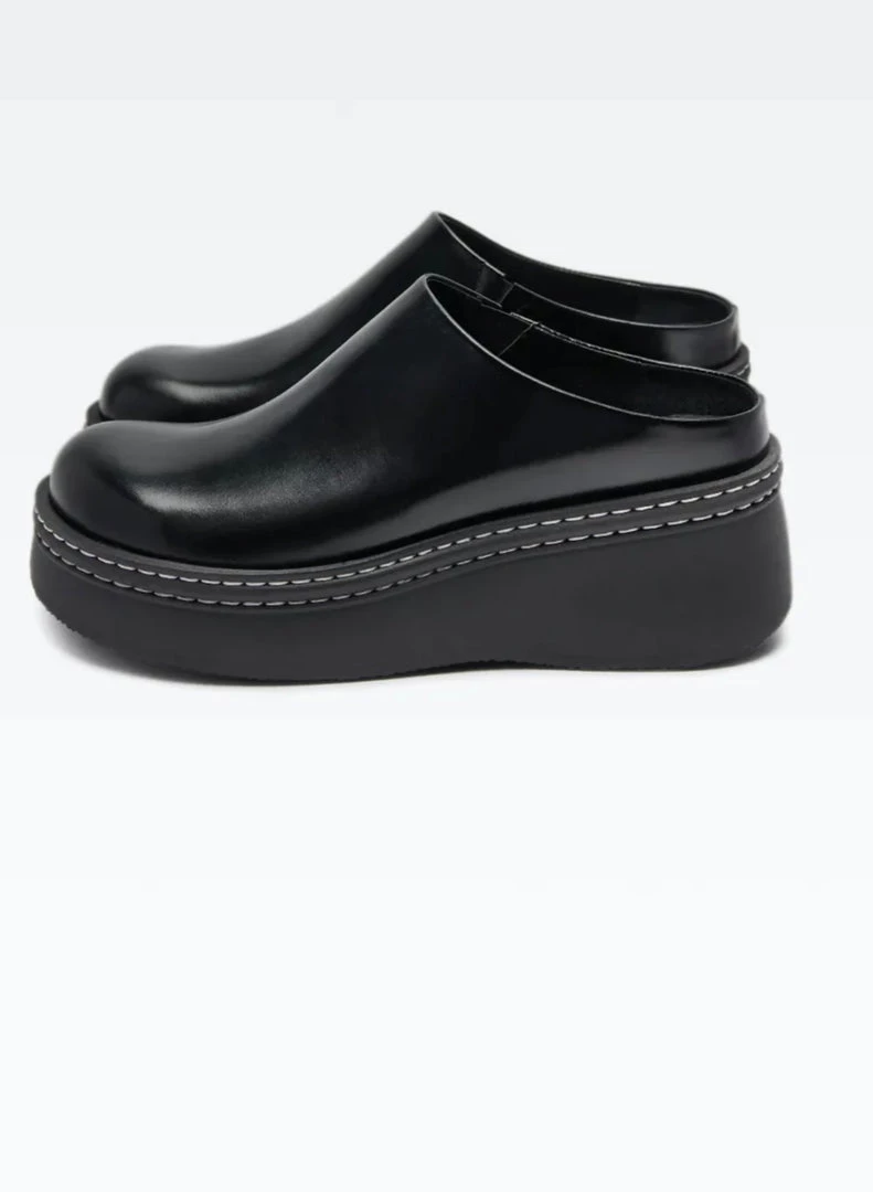 E8 By MIISTA E8 KRISTI MULE BLACK LEATHER New 3 E8 By MIISTA E8 KRISTI MULE BLACK LEATHER New