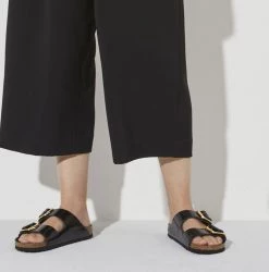 Birkenstock ARIZONA W BIG BUCKLE BK/GLD New