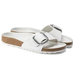 New BIRKENSTOCK MADRID W BIG BUCKLE-WHT