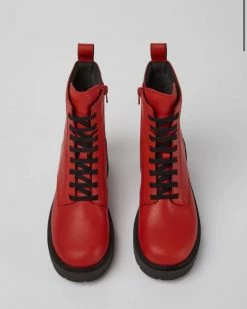 CAMPER MILAH LACE BOOT - RED New