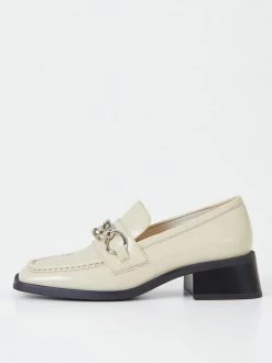 Vagabond Shoe Makers VAGABOND BLANCA PATENT LOAFER - PLASTER New