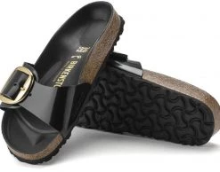 Birkenstock MADRID W BIG BUCKLE BK/GLD New