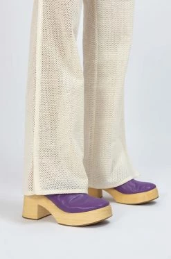 E8 By MIISTA E8 ROBERTA CLOG MULE - LAVENDER New