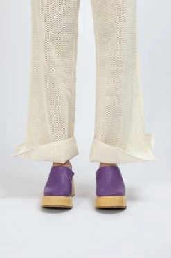 E8 By MIISTA E8 ROBERTA CLOG MULE - LAVENDER New