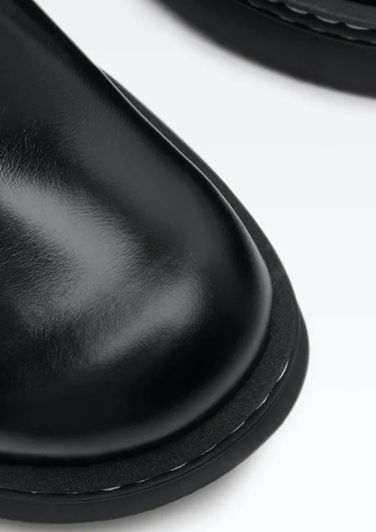 E8 By MIISTA E8 KRISTI MULE BLACK LEATHER New 5 E8 By MIISTA E8 KRISTI MULE BLACK LEATHER New