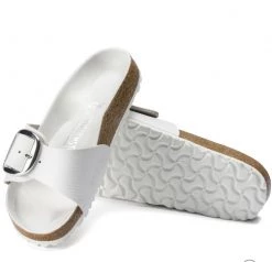 New BIRKENSTOCK MADRID W BIG BUCKLE-WHT