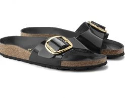 Birkenstock MADRID W BIG BUCKLE BK/GLD New