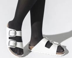 Birkenstock ARIZONA W BIG BUCKLE-WHITE New