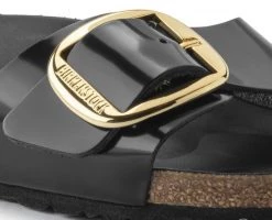 Birkenstock MADRID W BIG BUCKLE BK/GLD New