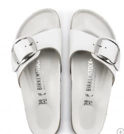 New BIRKENSTOCK MADRID W BIG BUCKLE-WHT