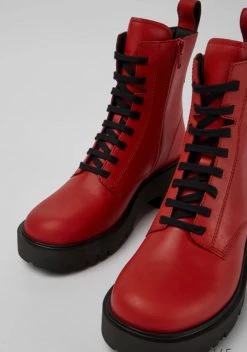 CAMPER MILAH LACE BOOT - RED New