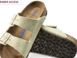 New Birkenstock ARIZONA SFB W - ALMOND SUEDE