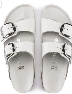 Birkenstock ARIZONA W BIG BUCKLE-WHITE New