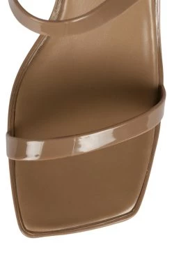 New JEFFREY CAMPBELL JAMM 3 JELLY - DUSTY TAN