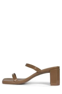 New JEFFREY CAMPBELL JAMM 3 JELLY - DUSTY TAN