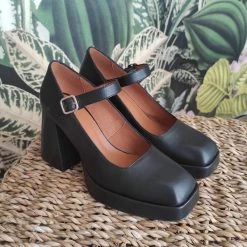 ANGEL ALAREON ANGEL ALARCON - ZAKIA MJ HEELS - BLK